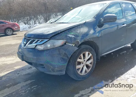 2012 Nissan Murano S z USA, uszkodzony, nr VIN JN8AZ1MW6CW205567